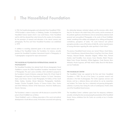 | the Hasselblad Foundation