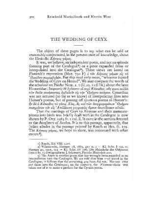 The Wedding of Ceyx