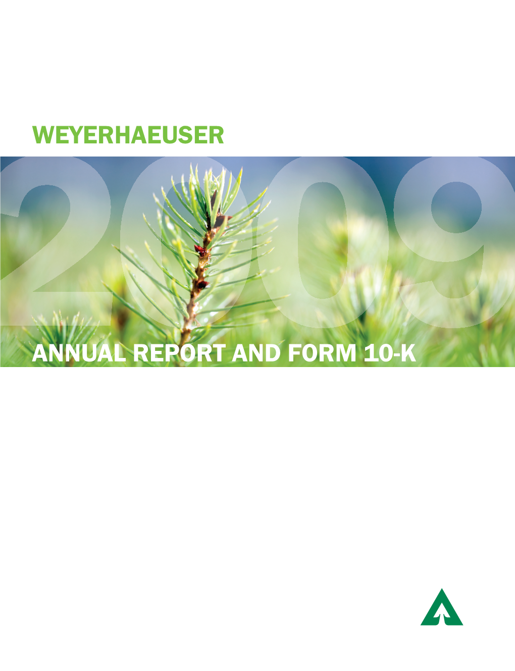 Weyerhaeuser Annual Report and Form 10-K