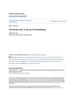 The Horse's Ass: a Survey of Comediology