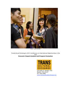 Transcultural Exchange's 2011 Conference on International Opportunities in the Arts," December 14, 2010