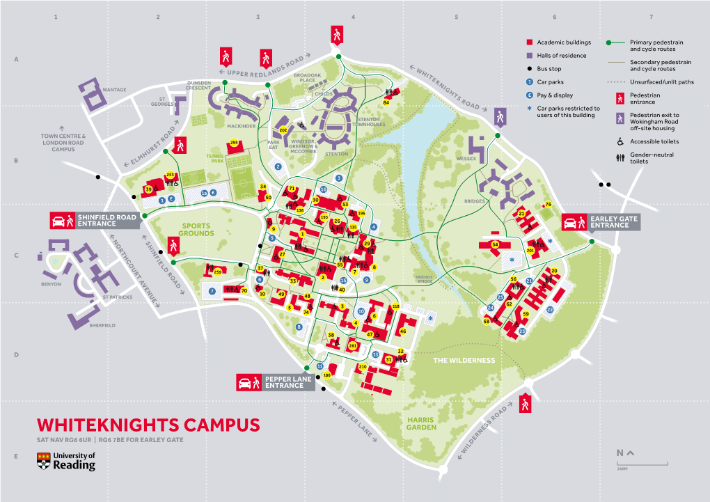 Whiteknights-Campus-Map.Pdf - DocsLib