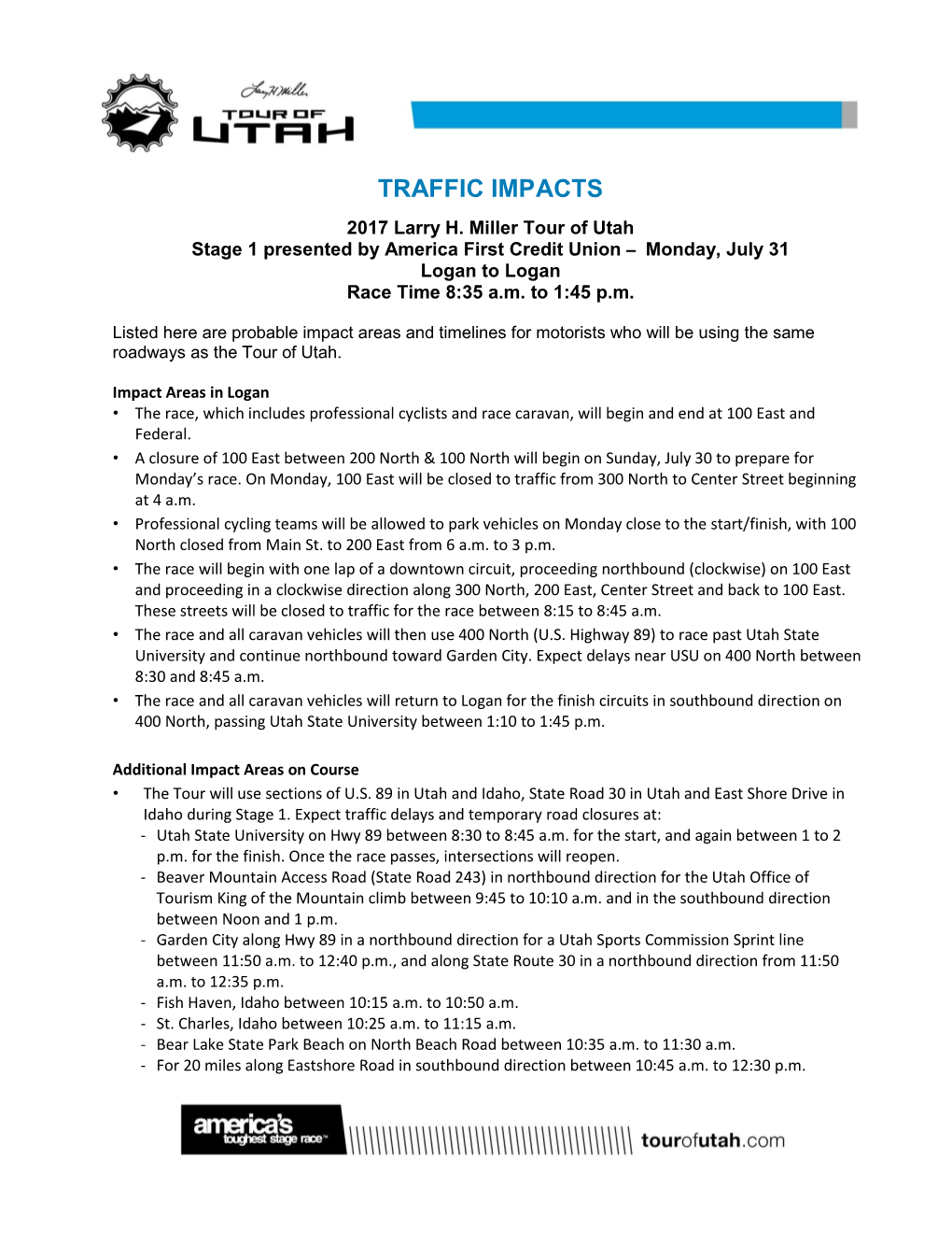 Traffic Impacts