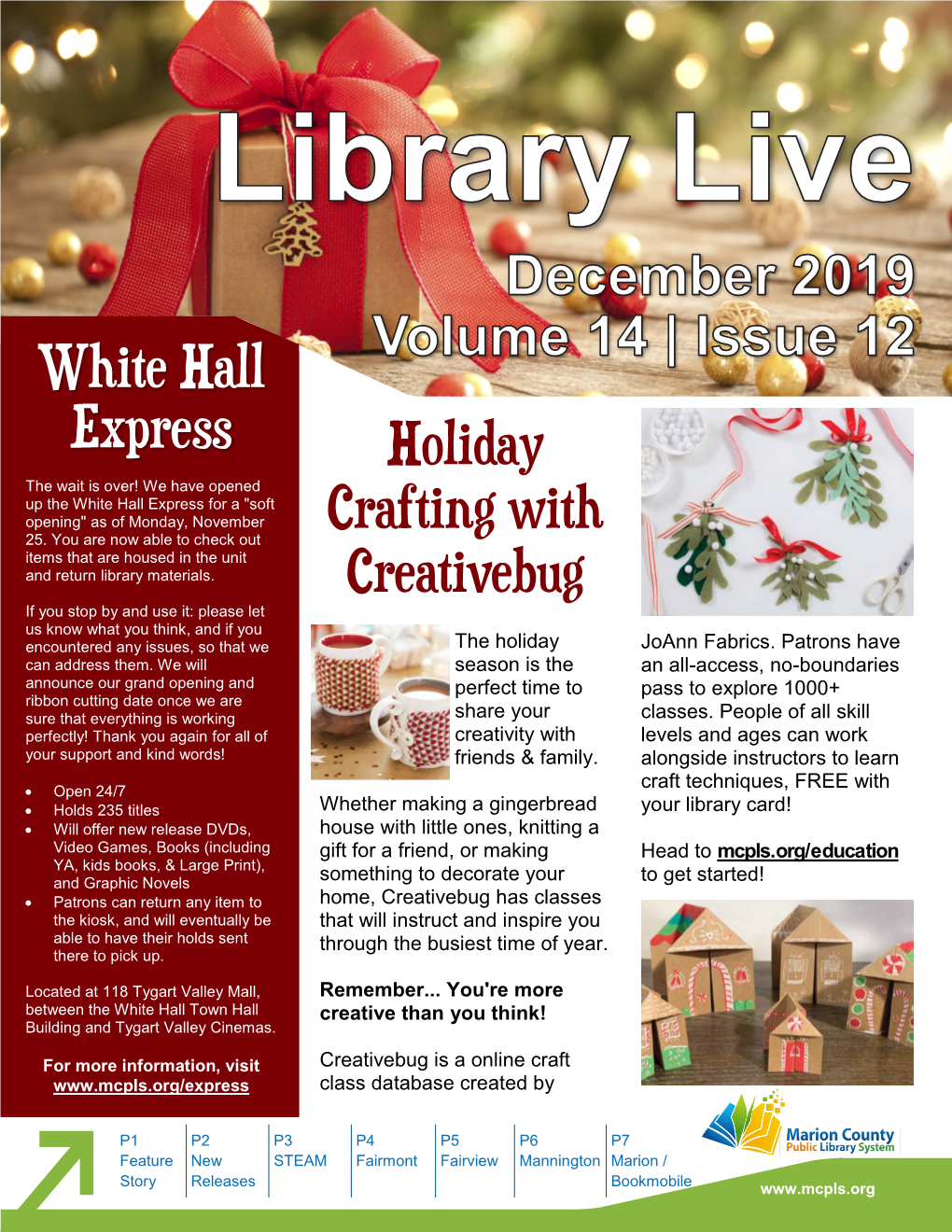 Holiday Crafting with Creativebug White Hall Express
