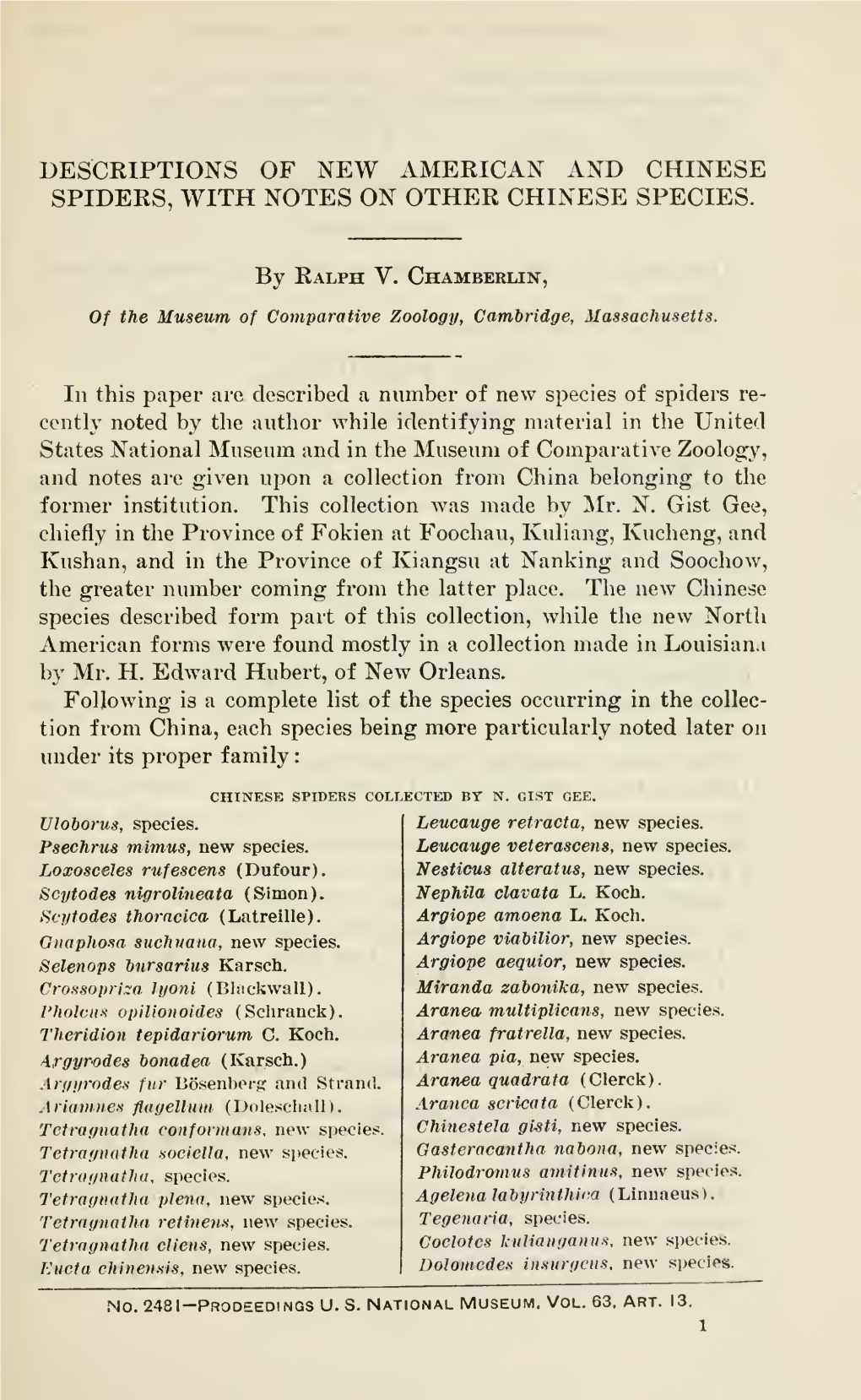 Proceedings of the United States National Museum