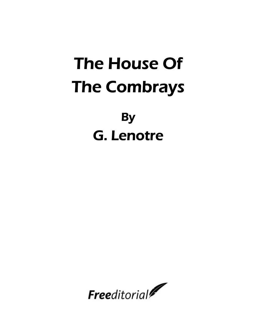 The House of the Combrays