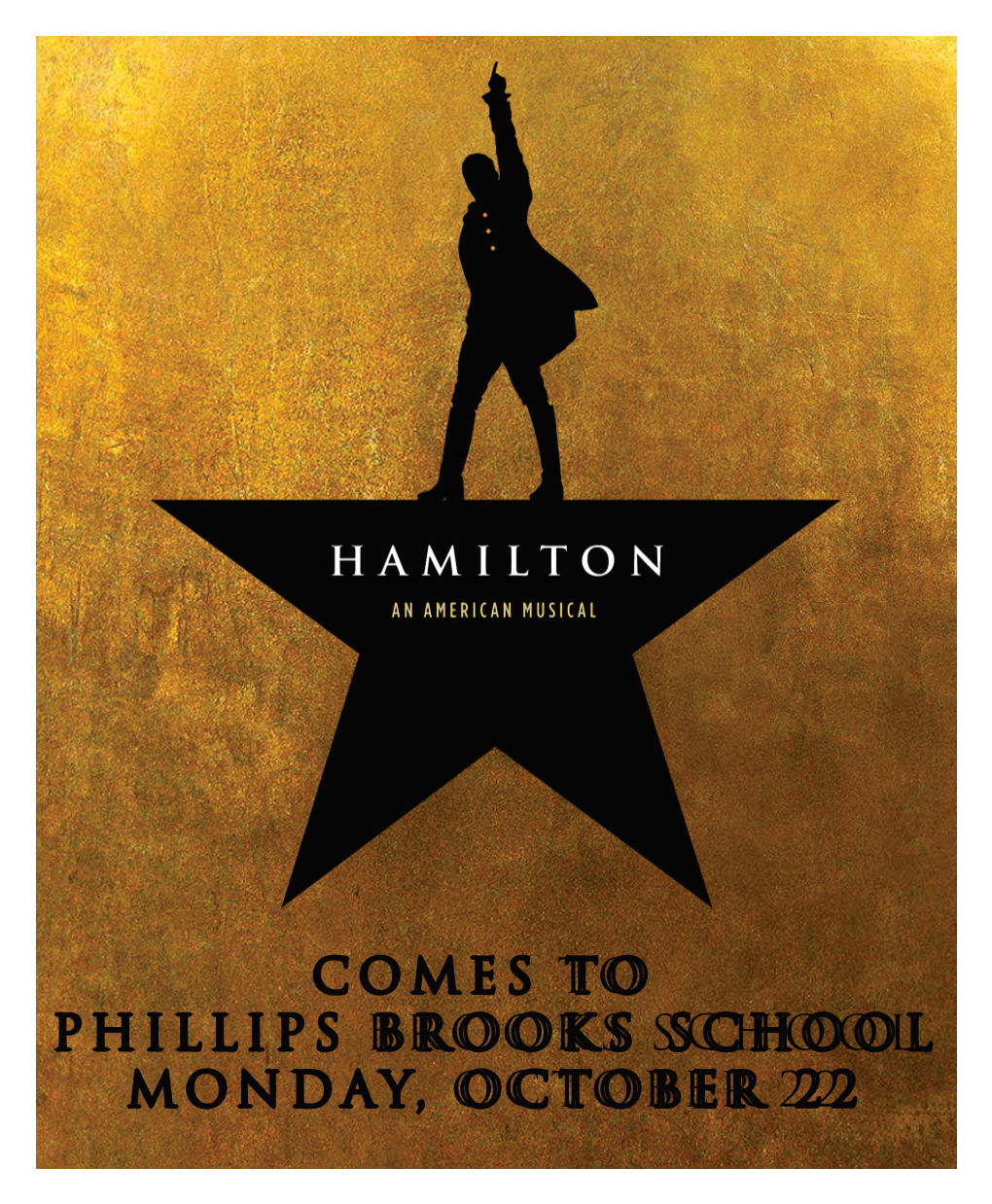 Comes to Phillips Brooks School Monday, October 22 Schedule of Events