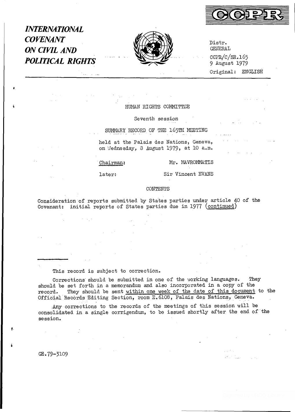 International Covenant on Civil and Political Rights, and Had Played a Pioneering Role in Promoting Human Rights and Fundamental Freedoms in Practice