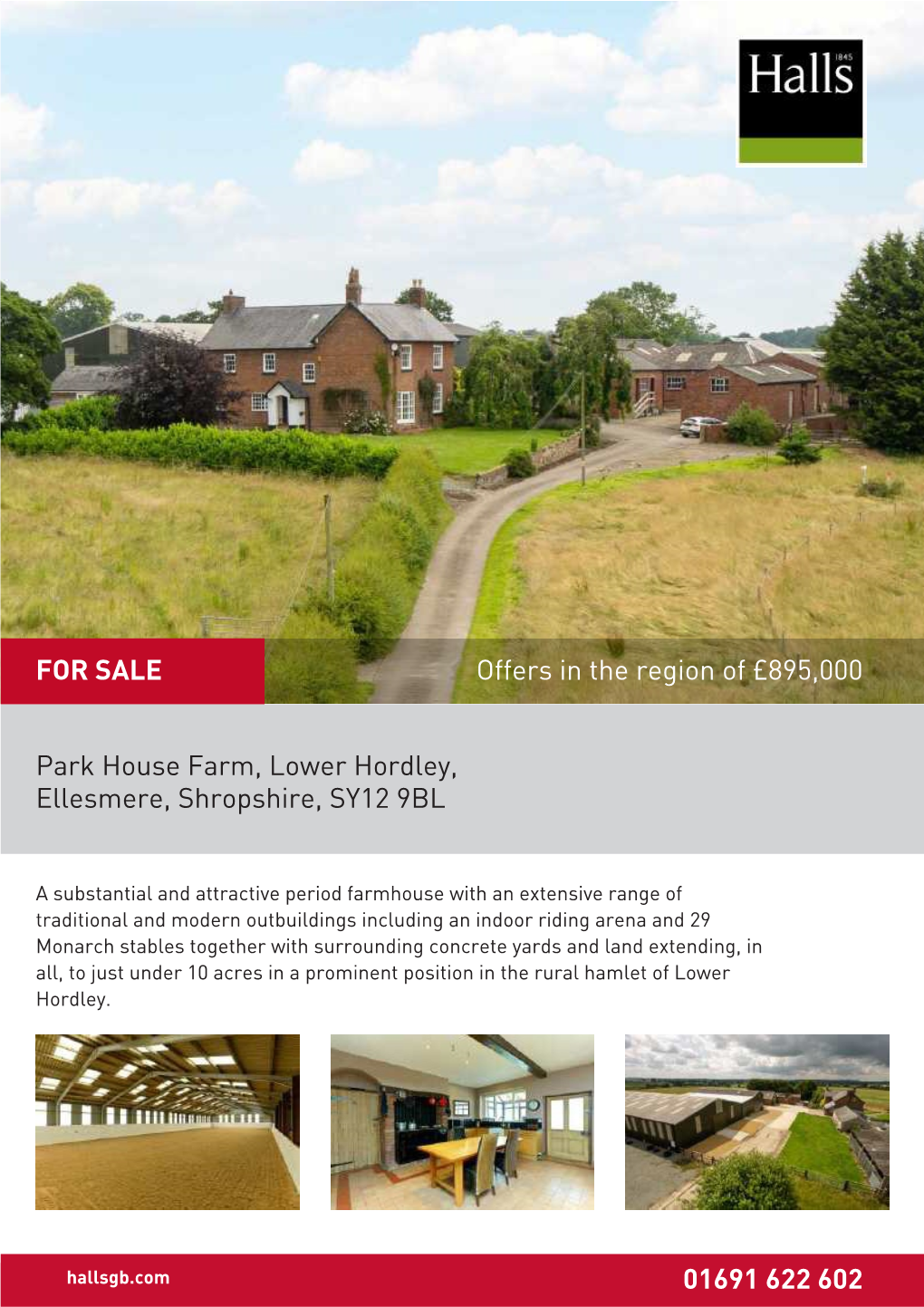 Park House Farm, Lower Hordley, Ellesmere, Shropshire, SY12 9BL