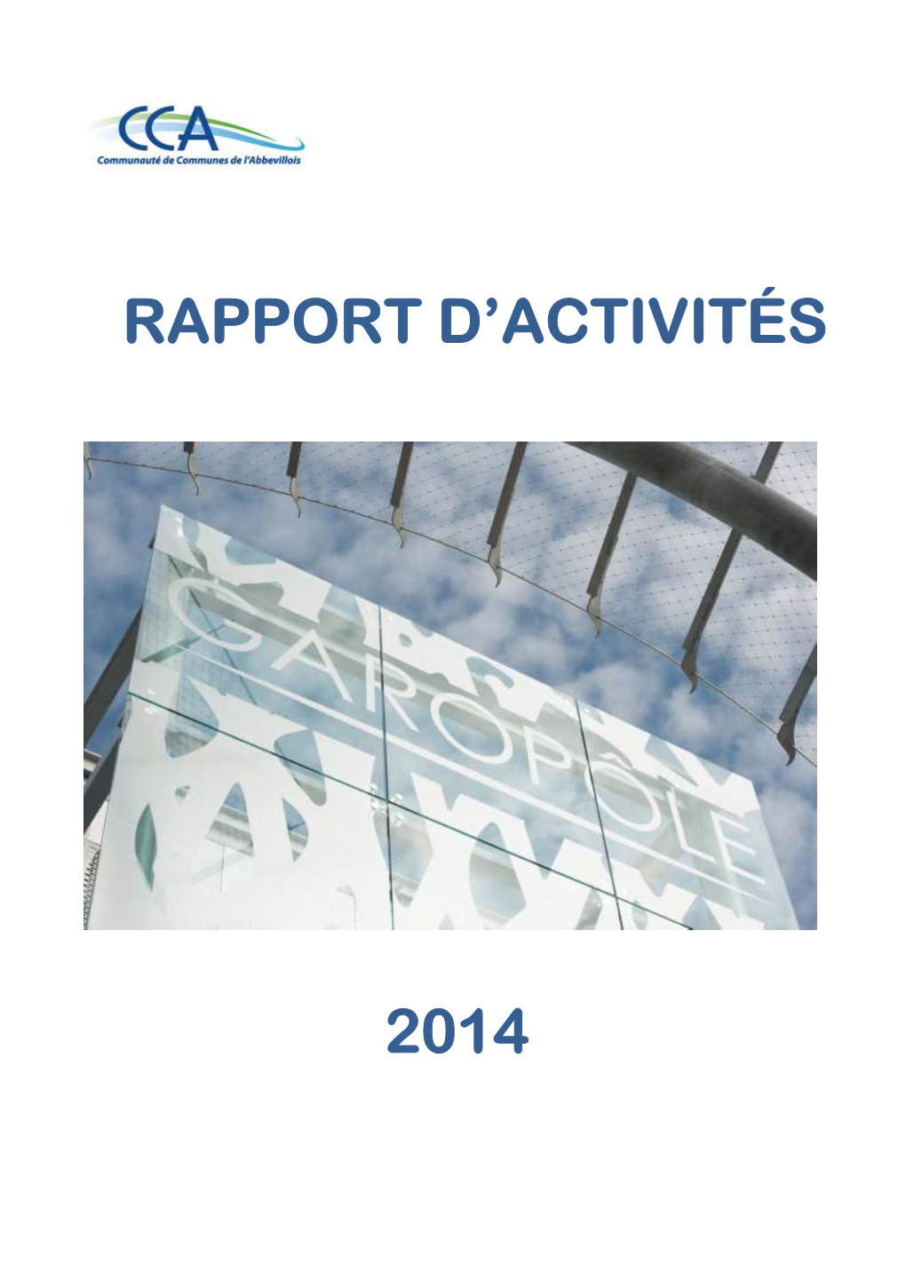 2014 Rapport D'activités