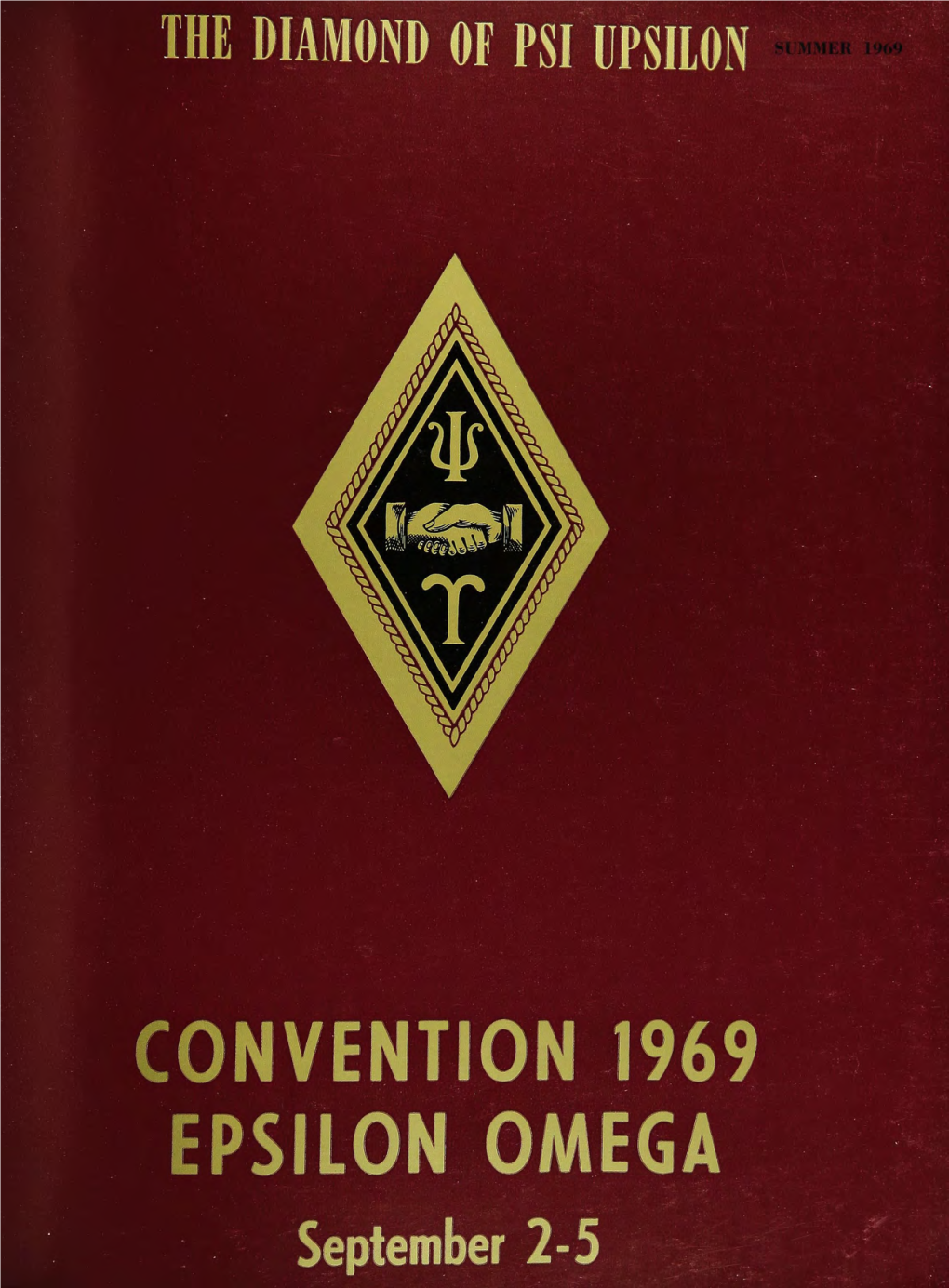 CONVENTION 1969 EPSILON OMEGA September 2-5 THE