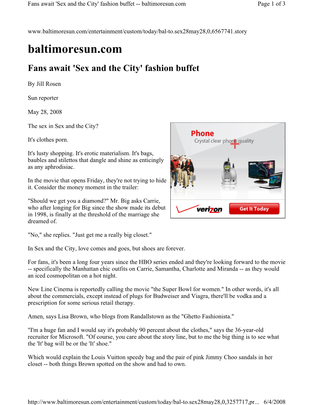 Fashion Buffet -- Baltimoresun.Com Page 1 of 3