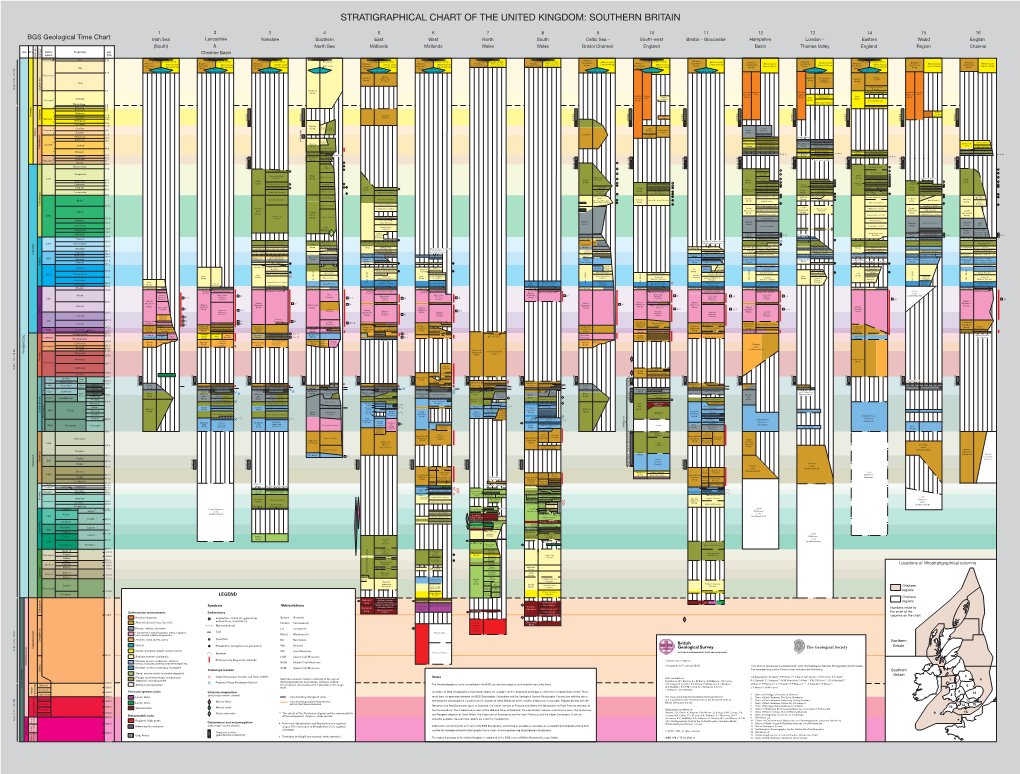 Stratigraphical Chart of the United Kingdom: Southern Britain