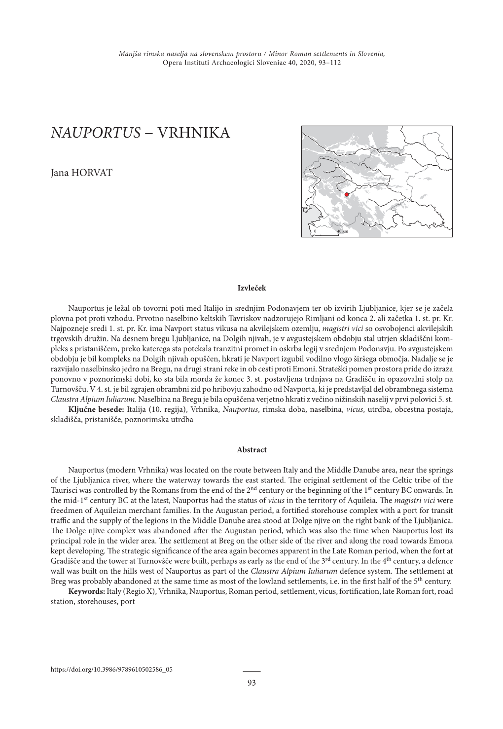 Nauportus − Vrhnika