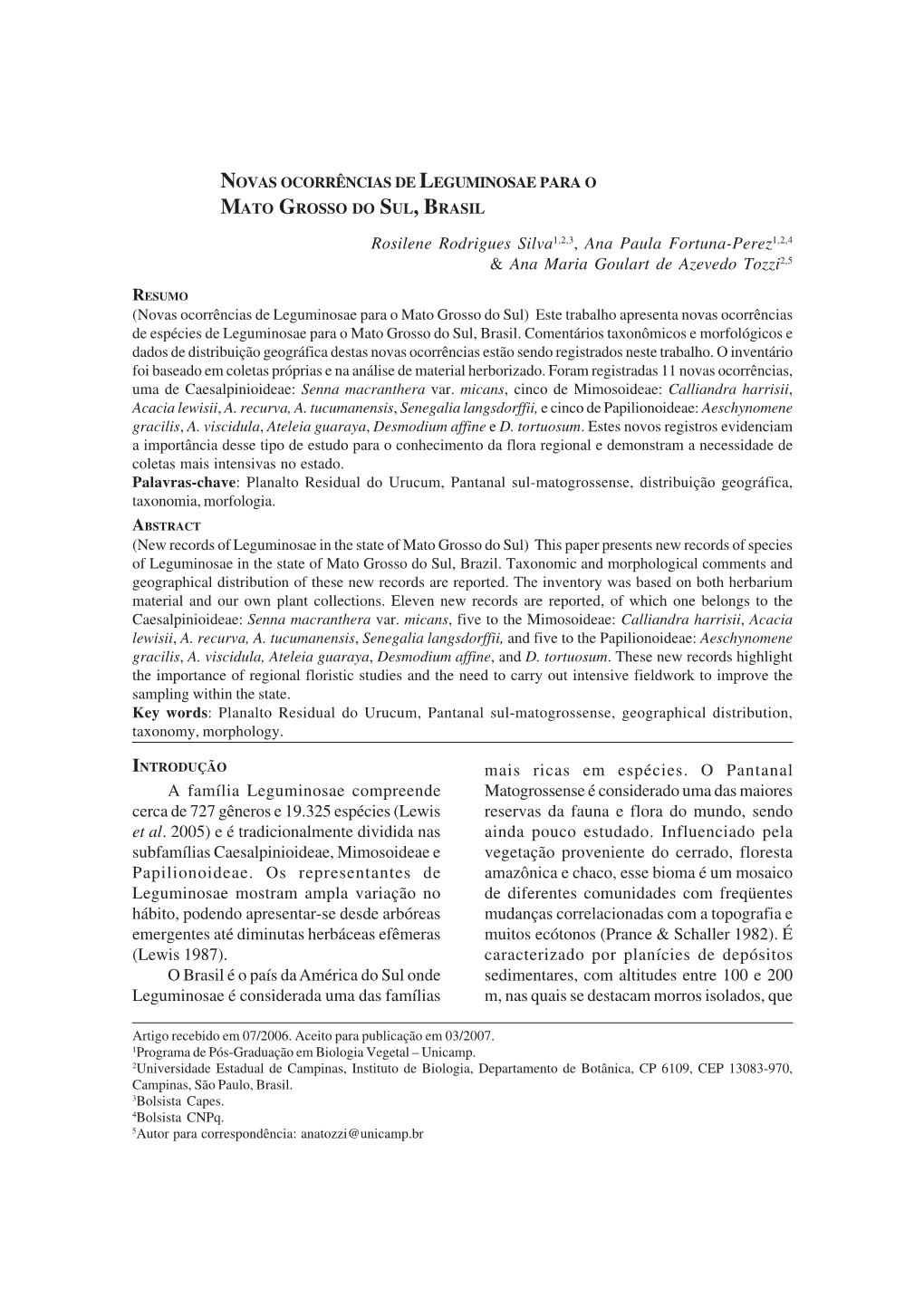 (Lewis Et Al. 2005) E É Tradicionalmente Dividida Na