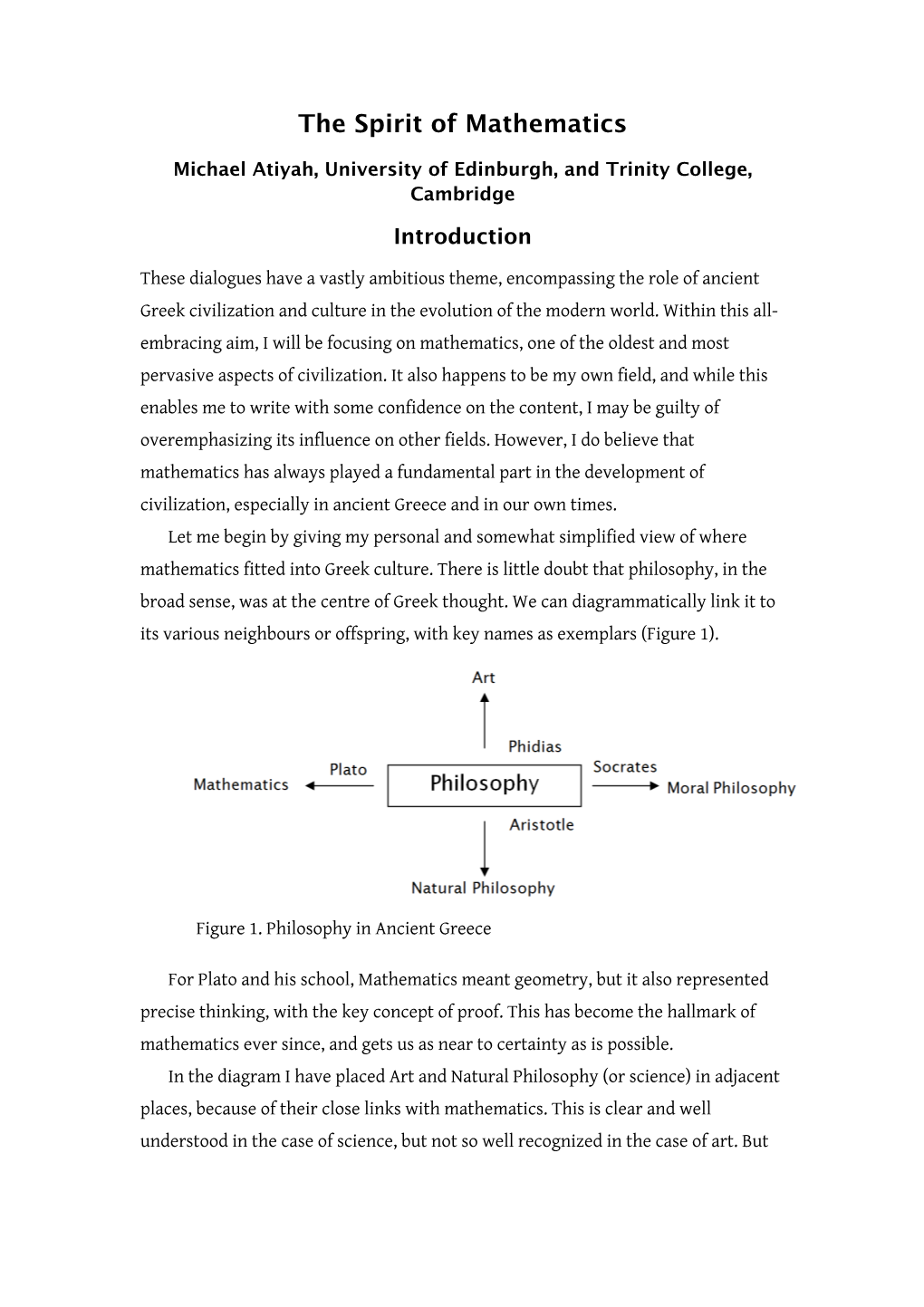 The Spirit of Mathematics