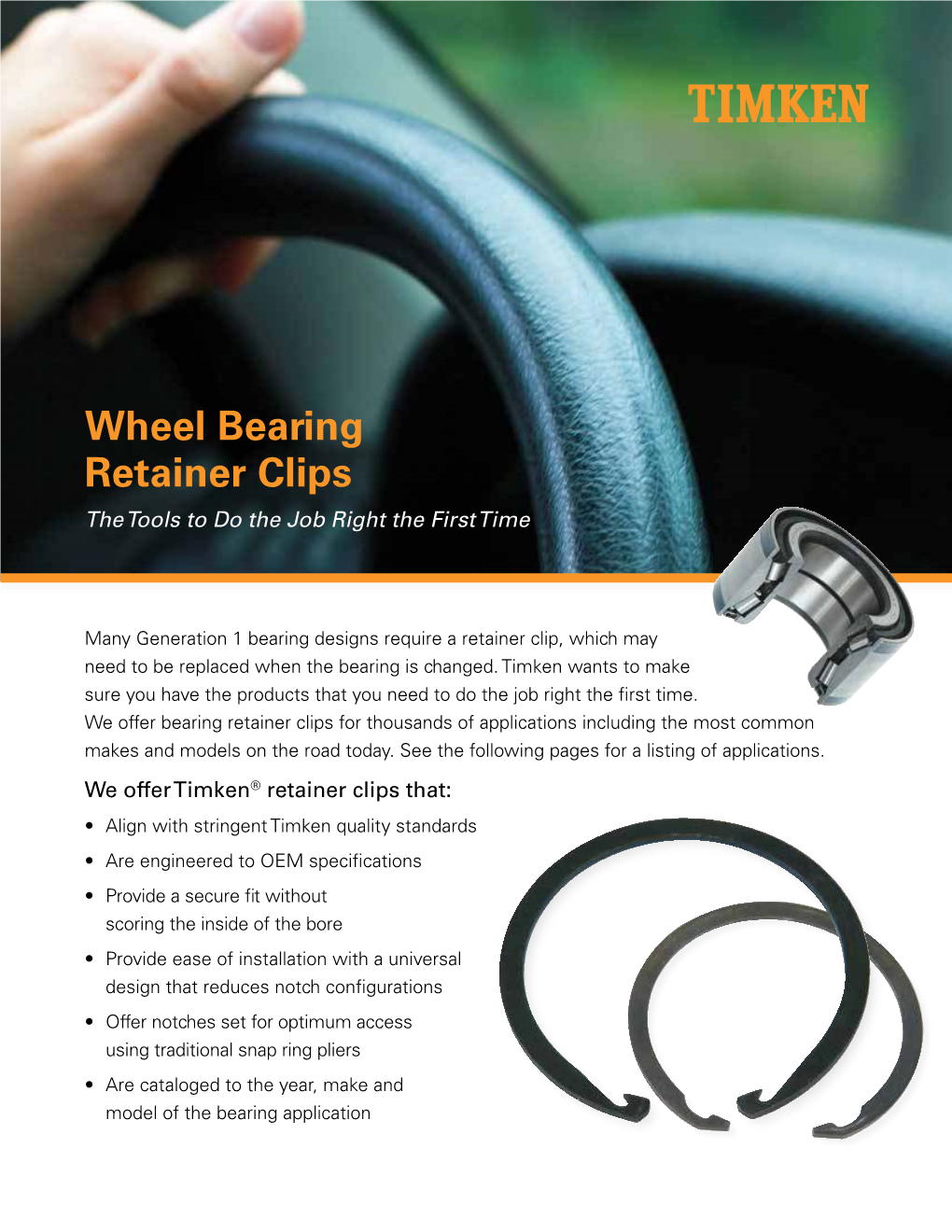 Wheel Bearing Retainer Clips the Tools to Do the Job Right the First Time