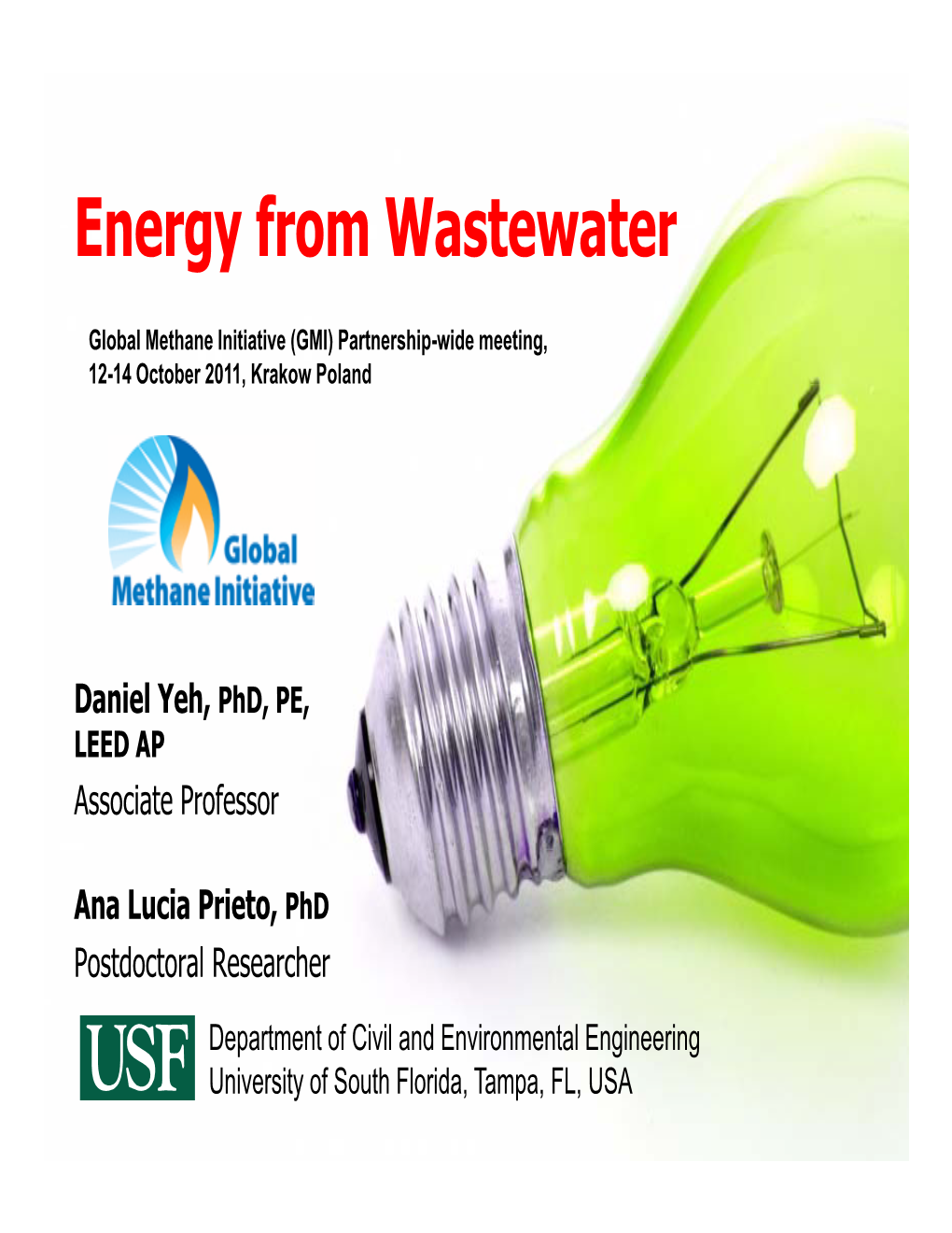 Energy from Wastewater