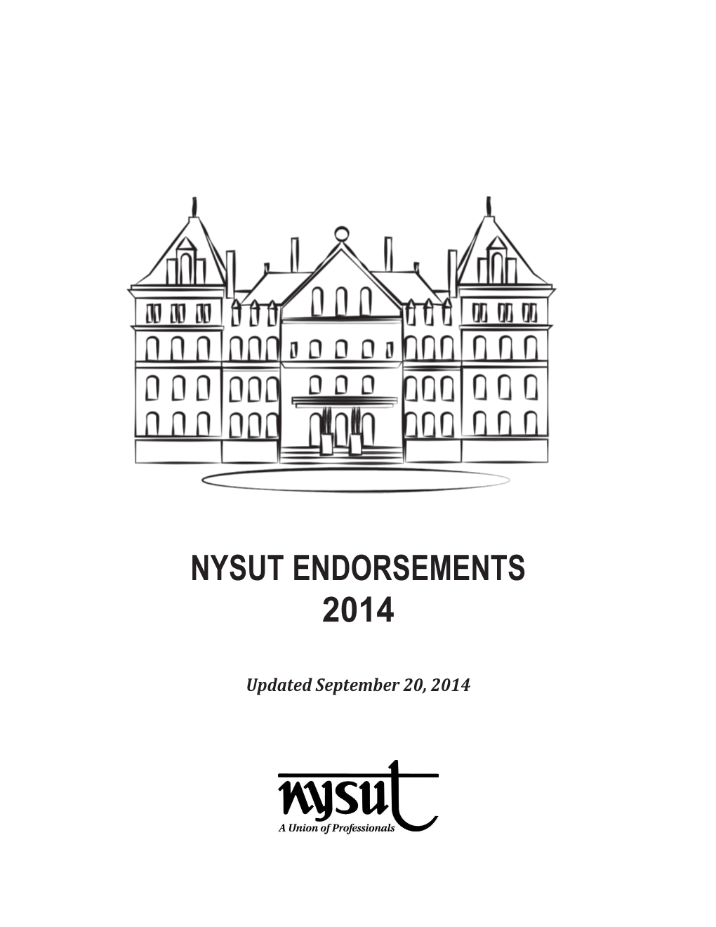 Nysut Endorsements 2014