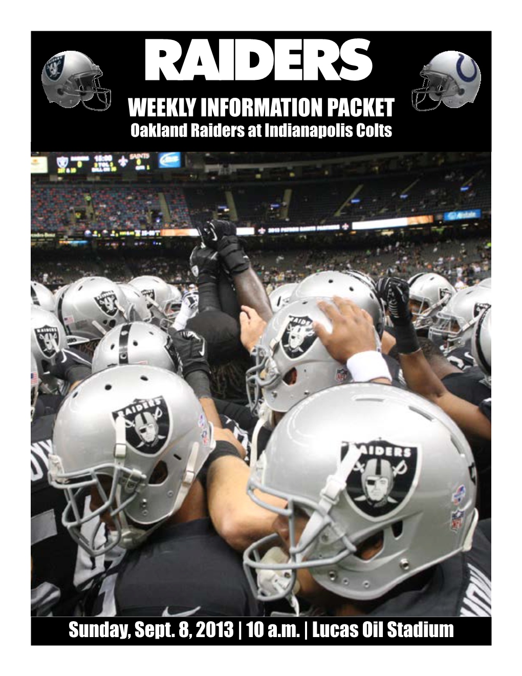 WEEKLY INFORMATION PACKET Oakland Raiders at Indianapolis Colts