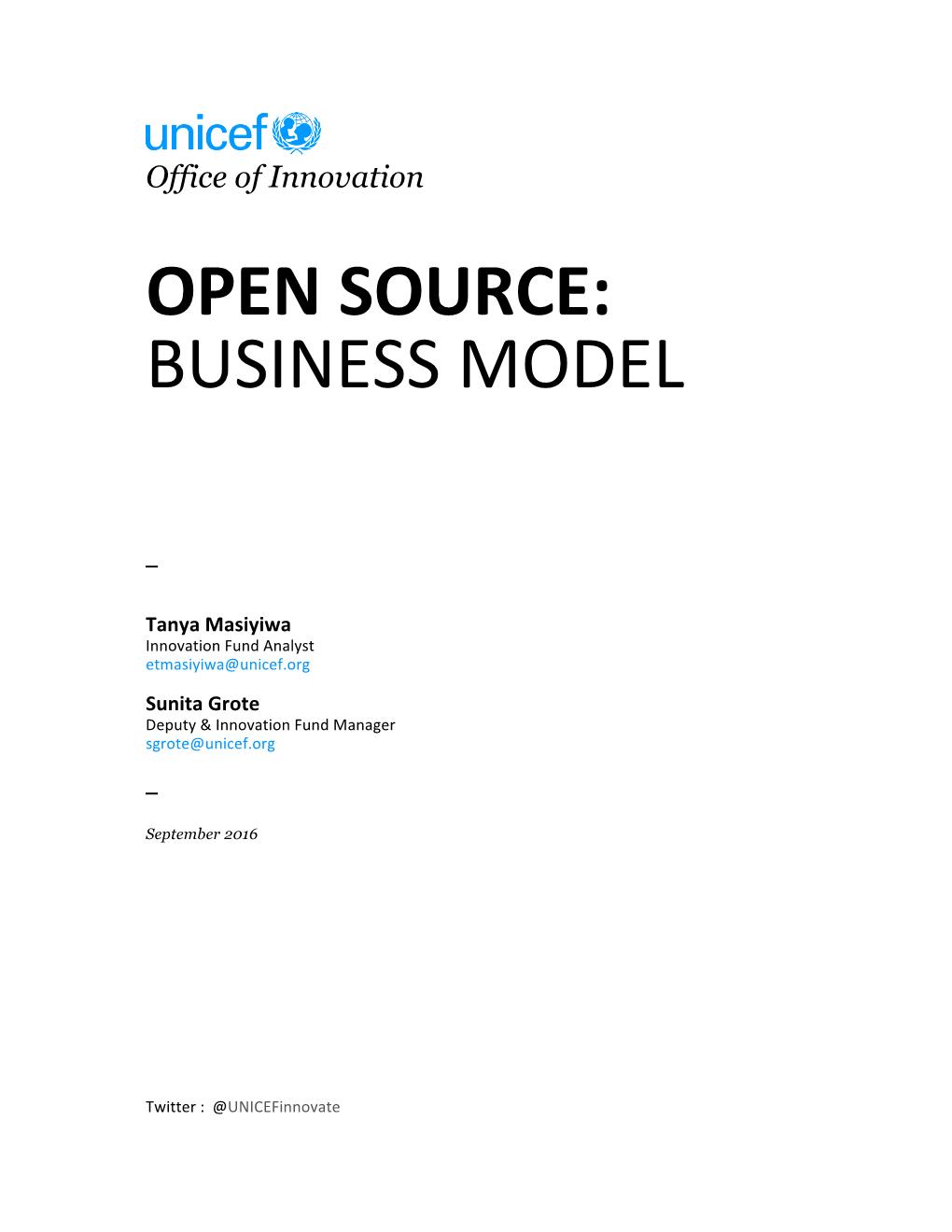 Open Source: Business Model