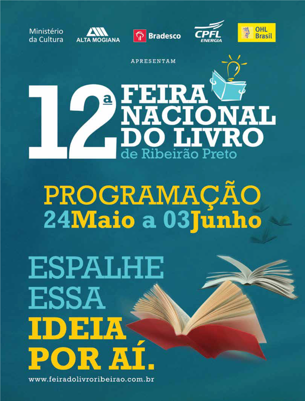 Acesse Aqui a Programação Oficial Da 12ª Feira Nacional Do Livro De Ribeirão