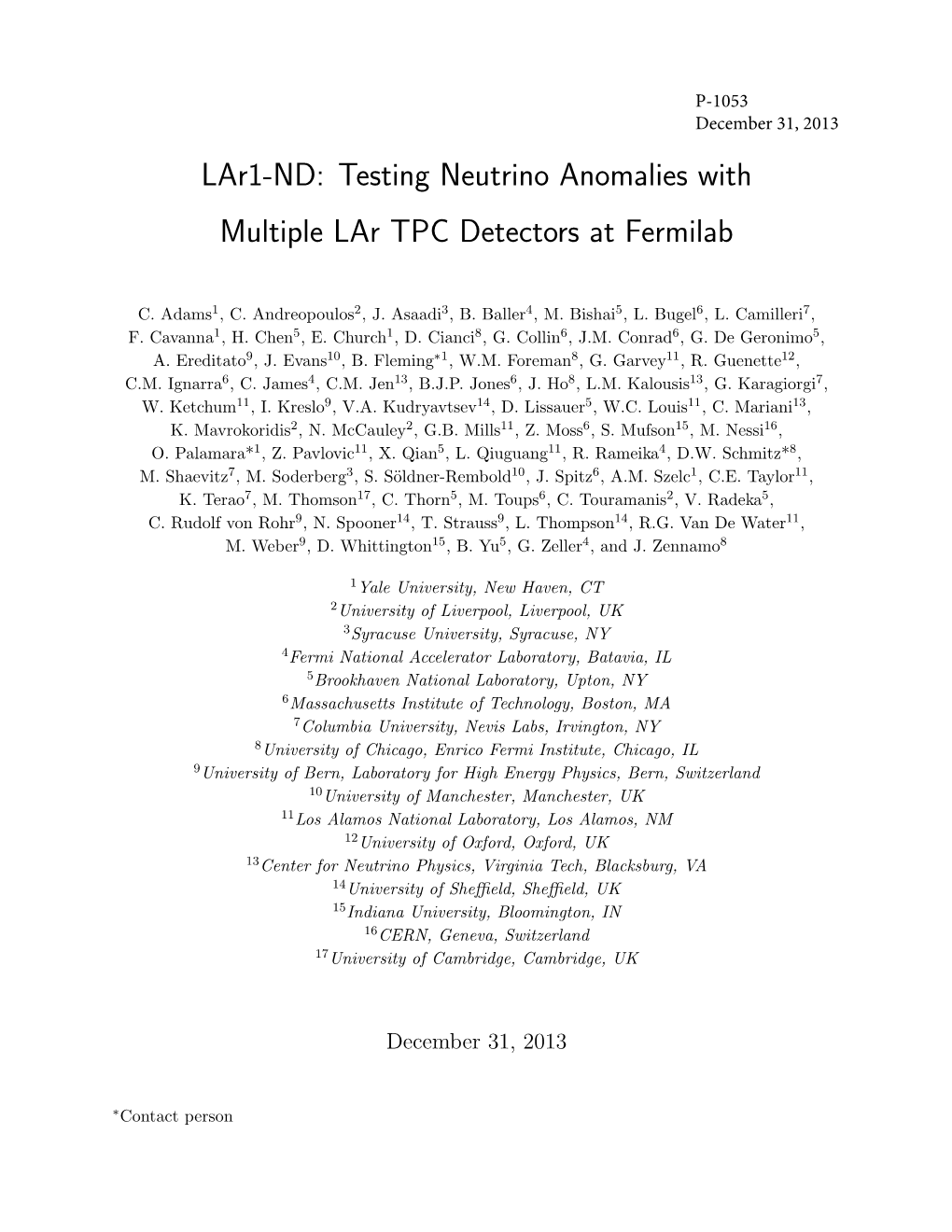 10Ex Lar1-ND: Testing Neutrino Anomalies with 1Ex