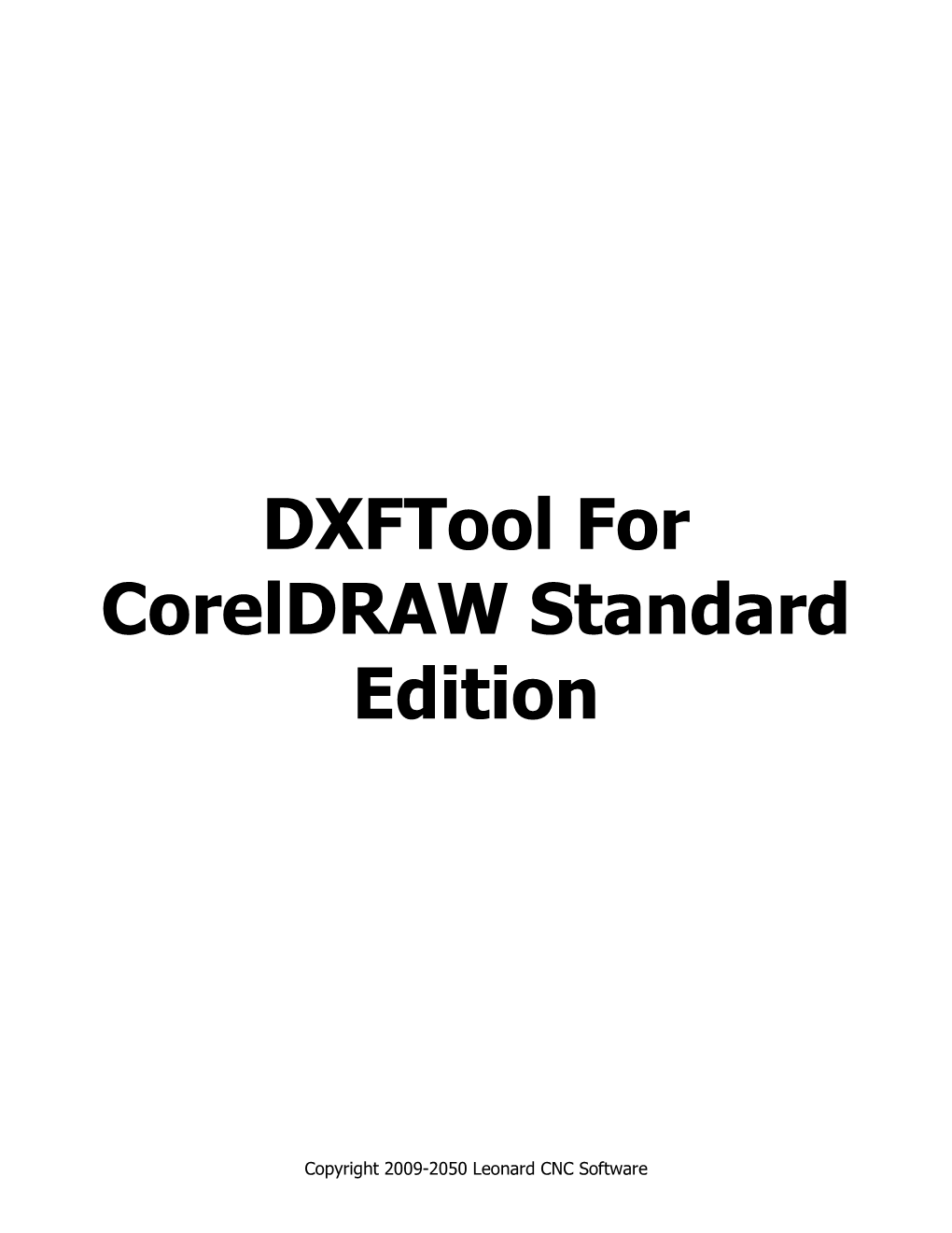 Dxftool for Coreldraw Standard Edition