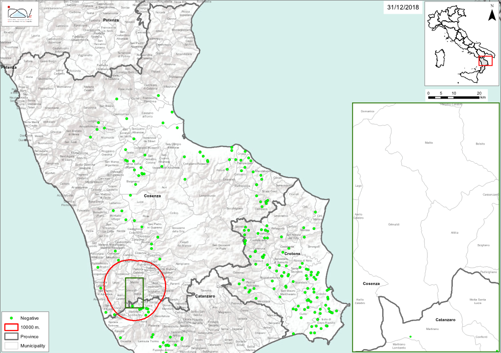 Sources: Esri, USGS, NOAA Negative 10000 M. Province Municipality