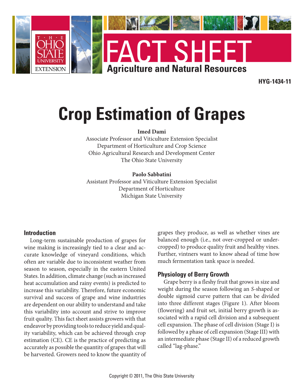 Crop Estimation of Grapes