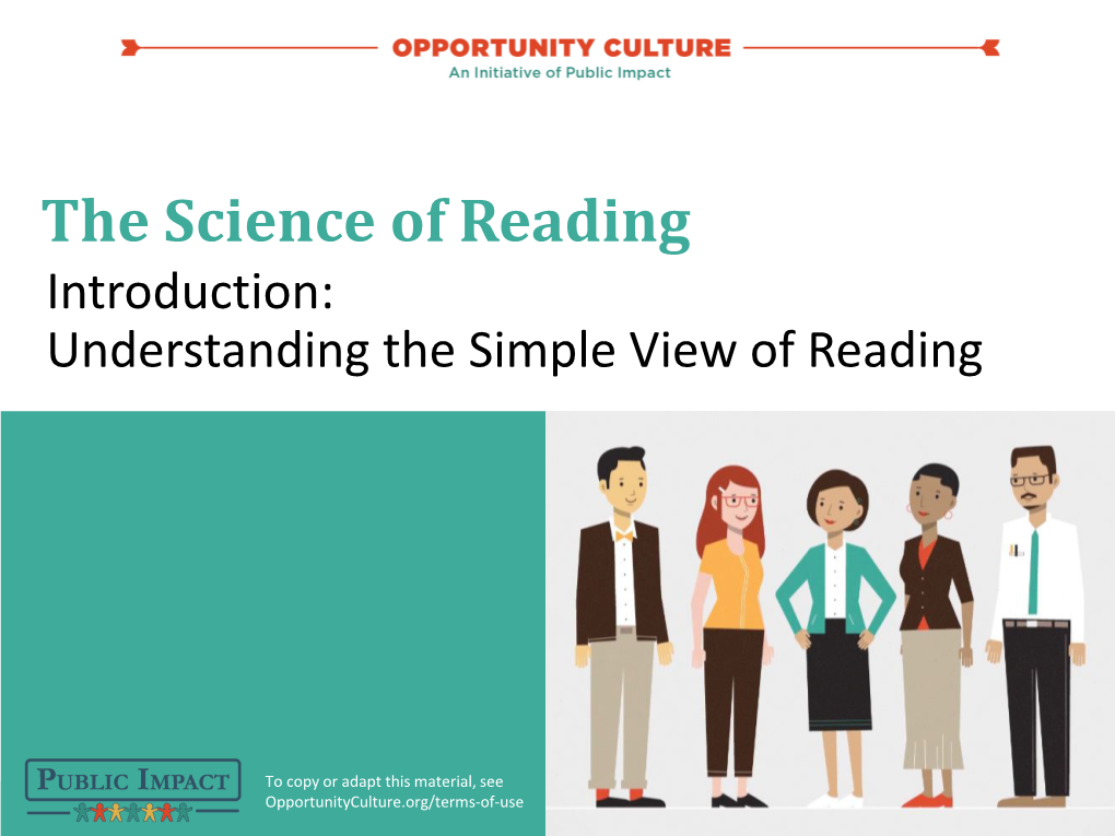 Understanding the Simple View of Reading