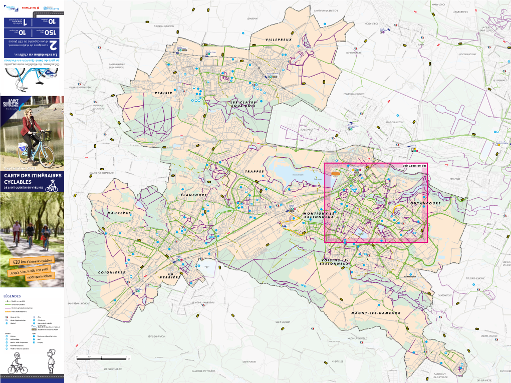 Carte Des Itinéraires Cyclables