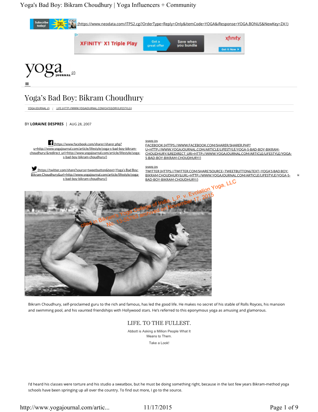Yoga's Bad Boy: Bikram Choudhury | Yoga Influencers + Community