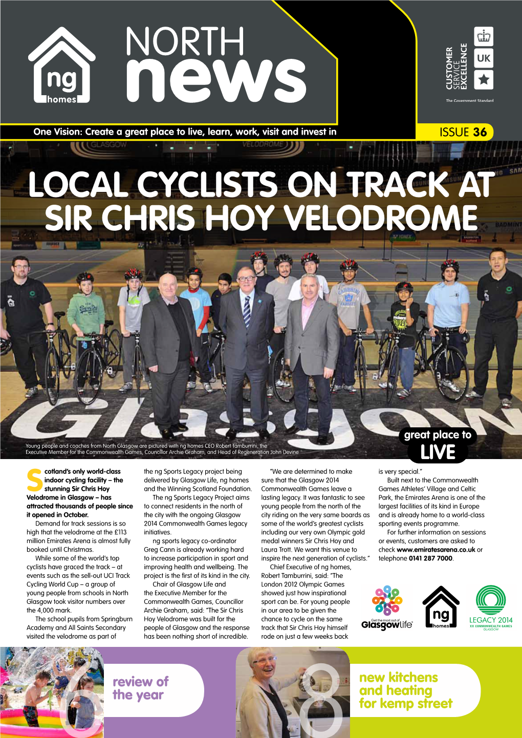 Local Cyclists on Track at Sir Chris Hoy Velodrome