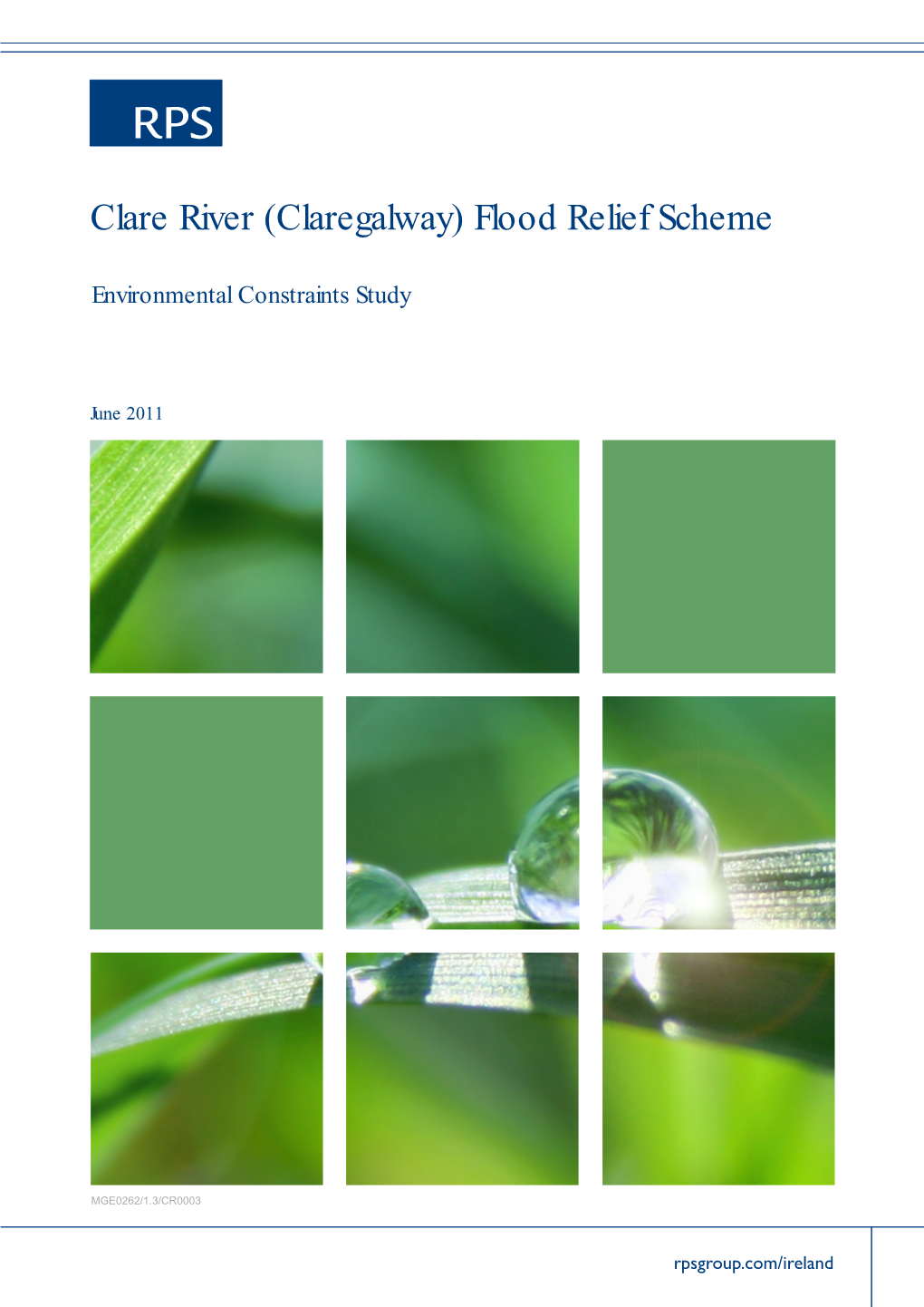 Clare River (Claregalway) Flood Relief Scheme