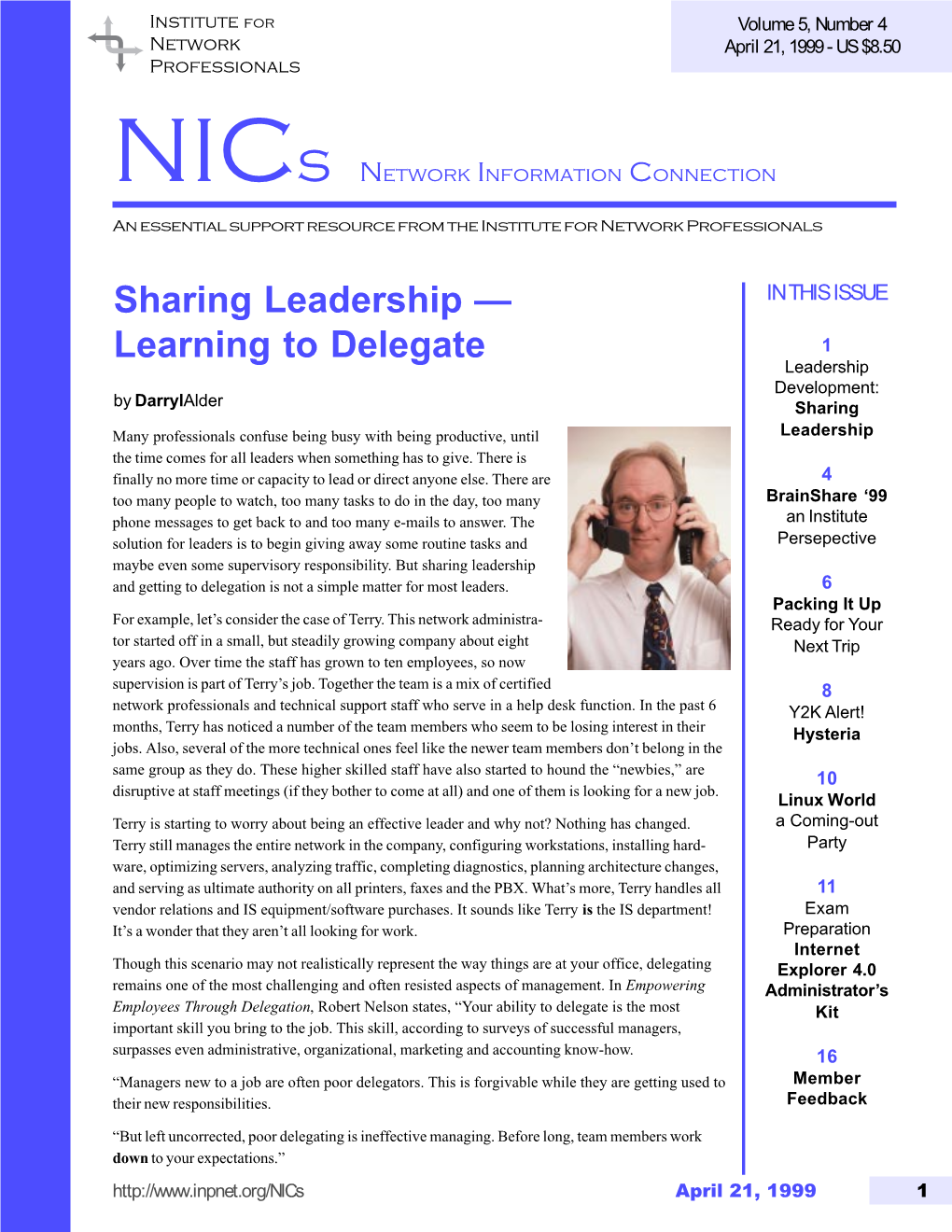 Nics October Issue With