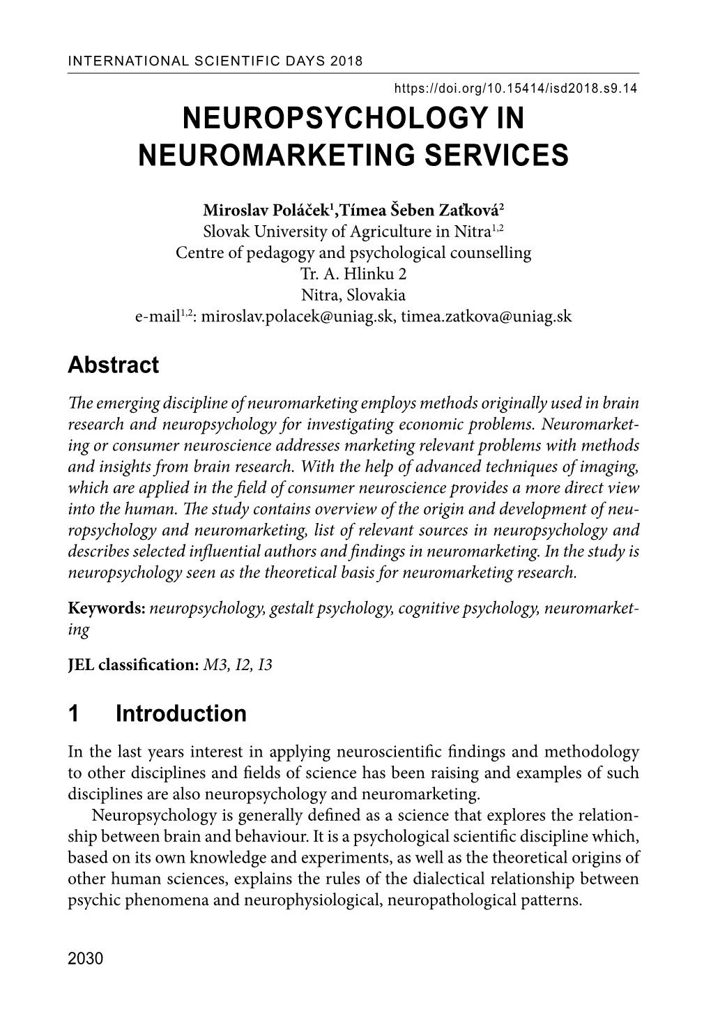 Neuropsychology in Neuromarketing Services