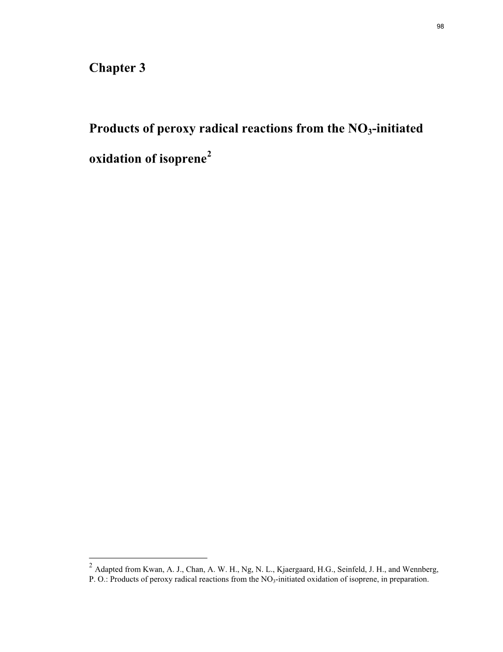 PDF (Chapter 3: Products of Isoprene-NO3 RO2-RO2 Reactions)