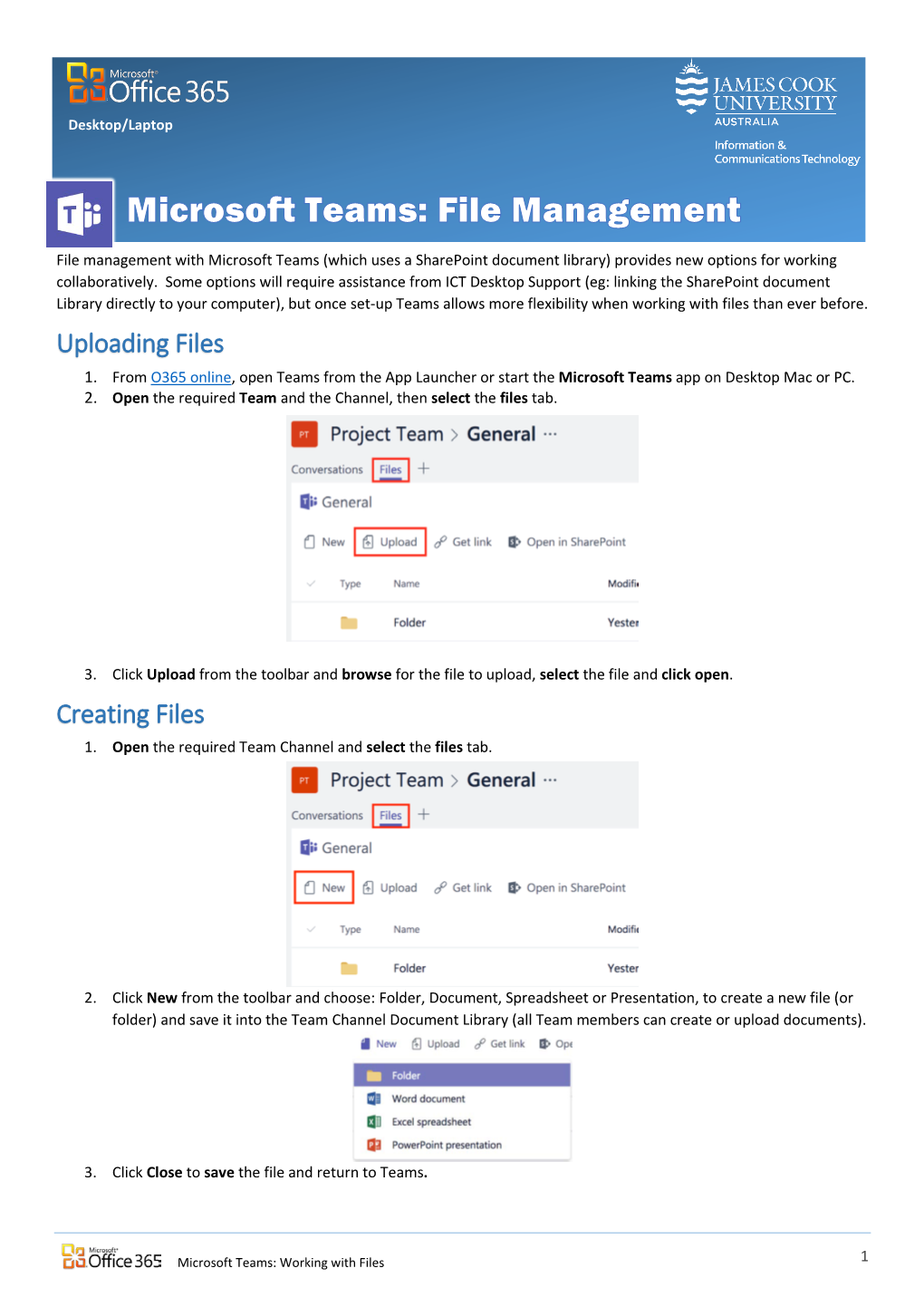 File Management in Microsoft Teams