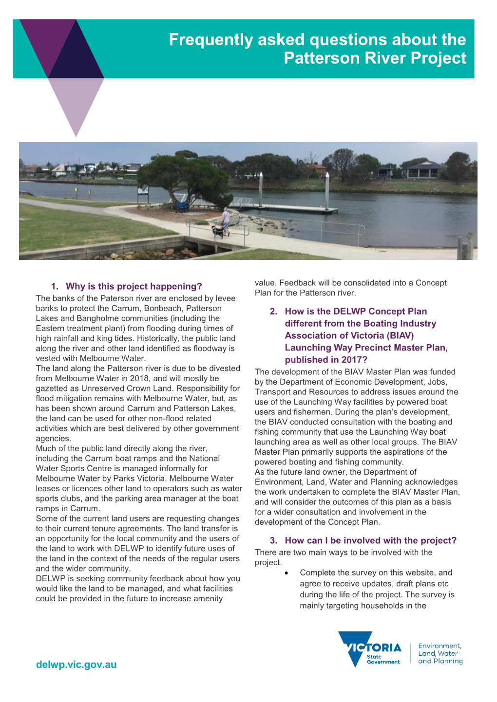 Frequently Asked Questions About the Patterson River Project