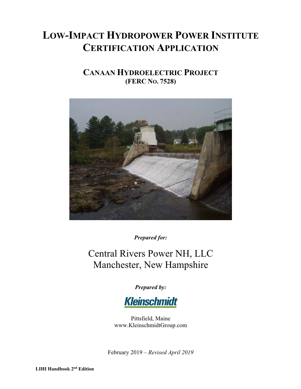 Central Rivers Power NH, LLC Manchester, New Hampshire