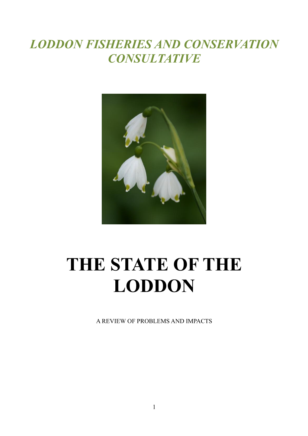 The State of the Loddon