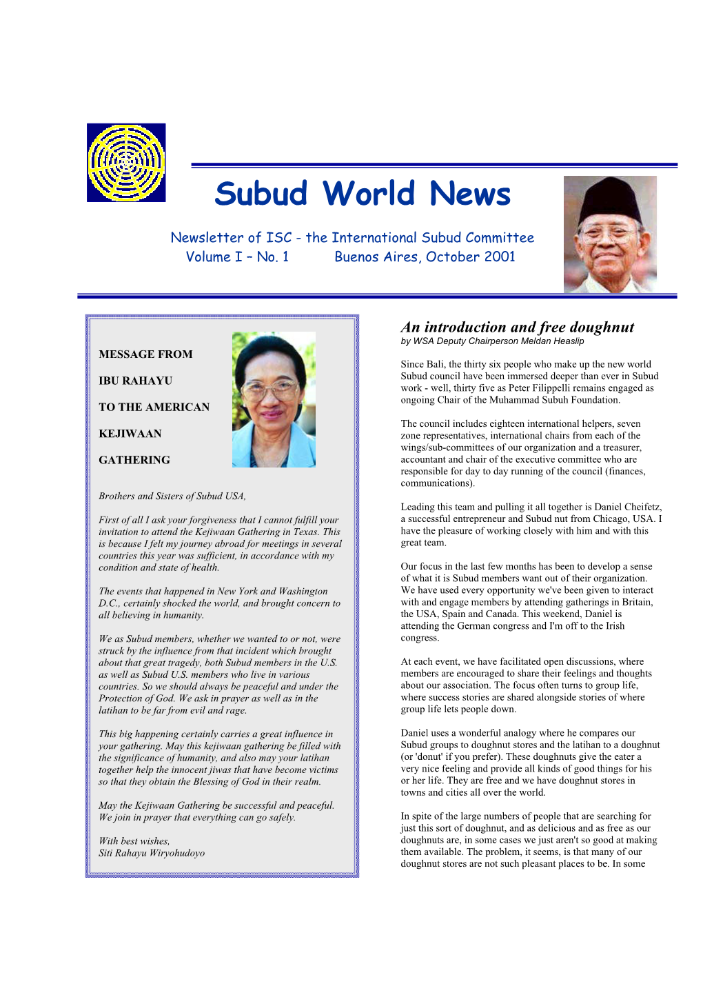 Subud World News