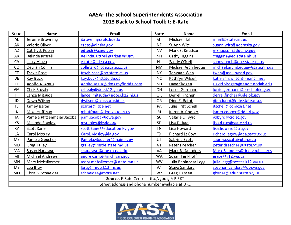 AASA: the School Superintendents Association