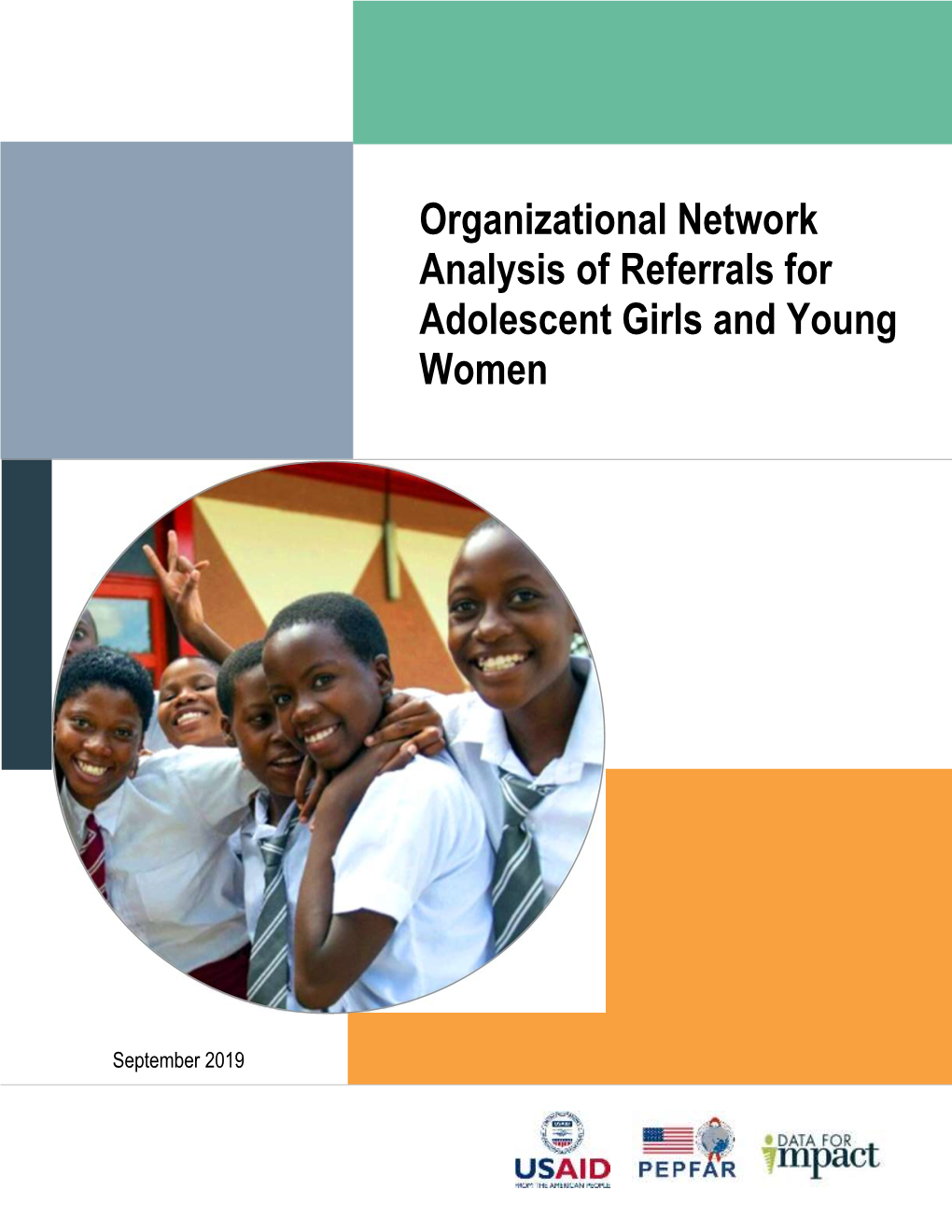 Organizational Network Analysis of Referrals for Adolescent Girls and Young Women