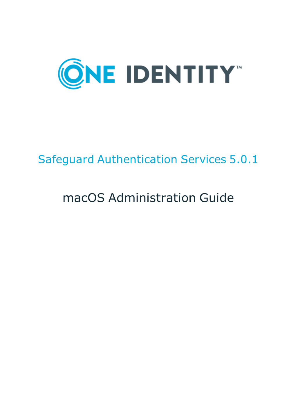 One Identity Authentication Services Macos Administration Guide