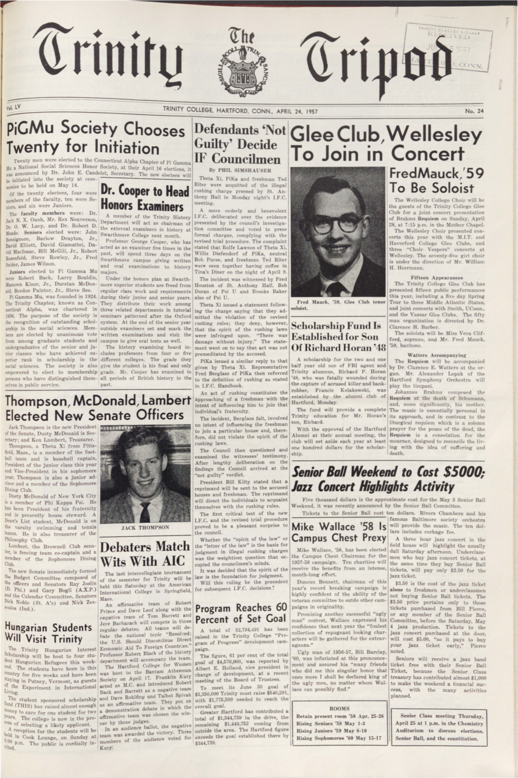 Trinity Tripod, 1957-04-24