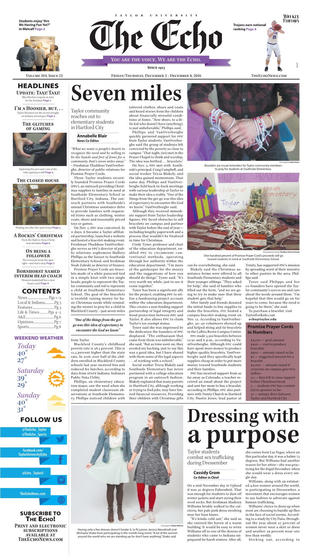 The Echo: December 2, 2016