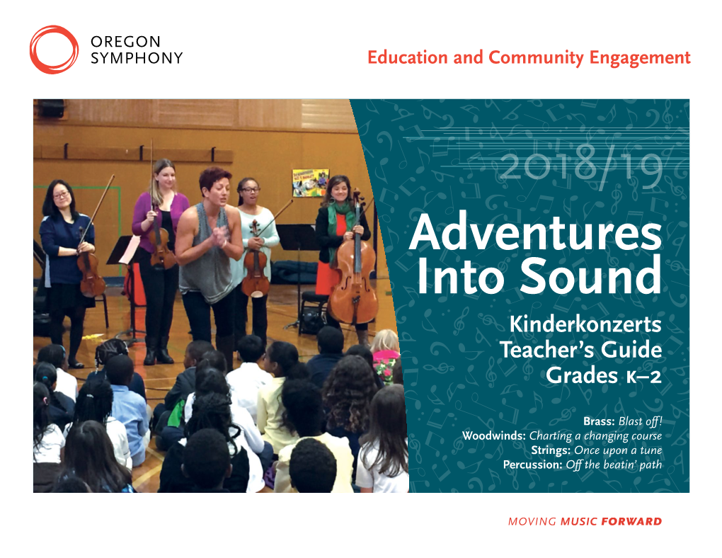 Adventures Into Sound Into Soundkinderkonzerts Teacher’S Guide Grades K–2