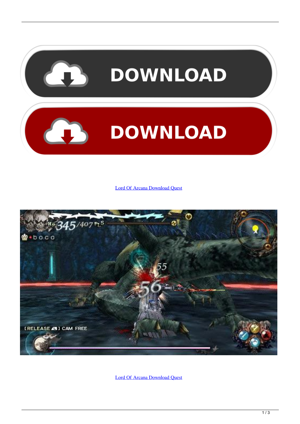 Lord of Arcana Download Quest